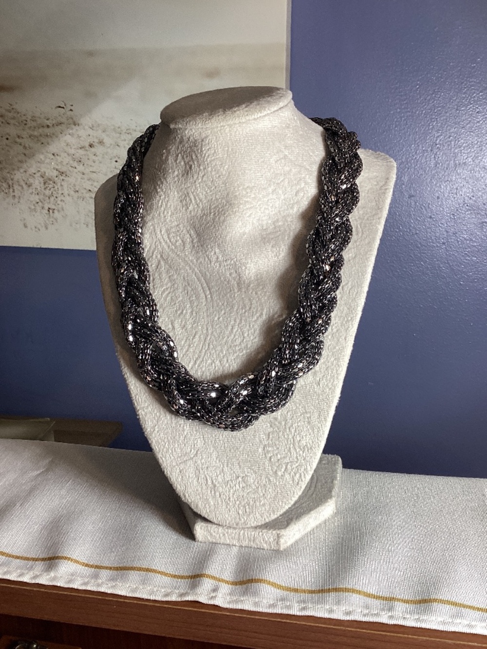 Express Braided Mesh Chain Necklace